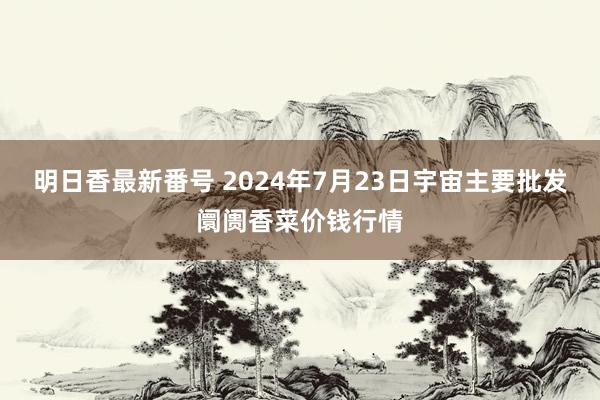 明日香最新番号 2024年7月23日宇宙主要批发阛阓香菜价钱行情