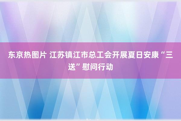 东京热图片 江苏镇江市总工会开展夏日安康“三送”慰问行动