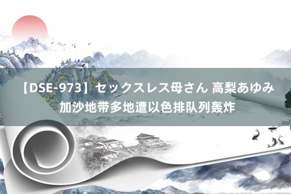 【DSE-973】セックスレス母さん 高梨あゆみ 加沙地带多地遭以色排队列轰炸